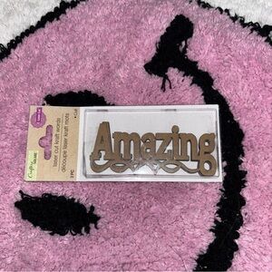 NWT AMAZING laser cut out craft word